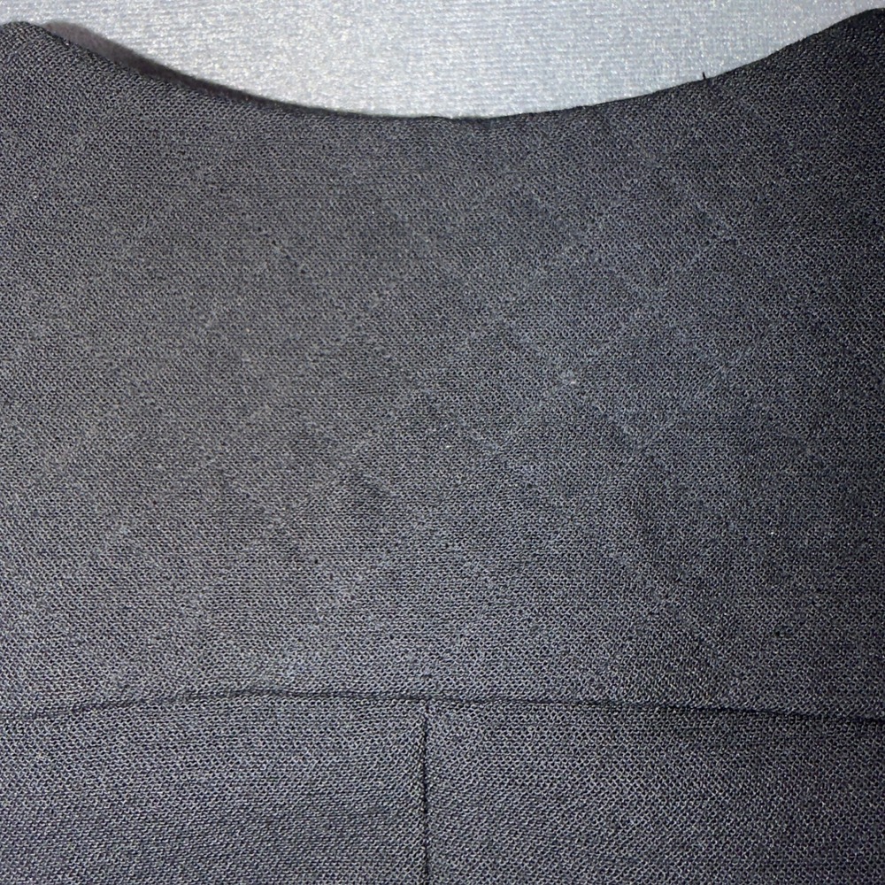 L'AGENCE Black Zip Front Sheath Dress Cap Sleeve Silk Blend Lining 8 6845GPO - Picture 8 of 10